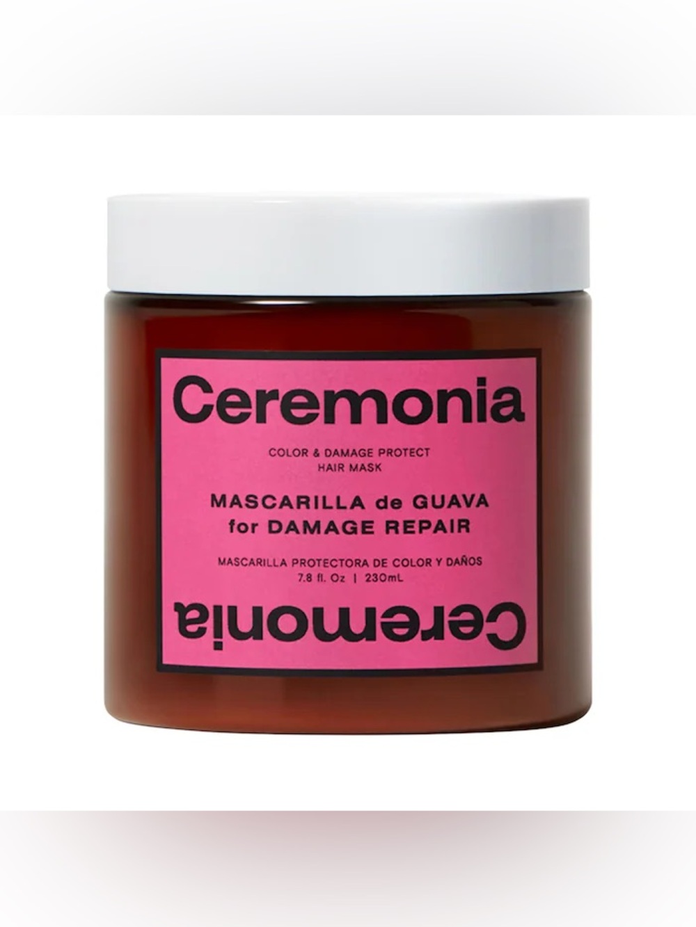 New Ceremonia Guava Hair Repair Mask For Damaged, Color-Treated Hair
